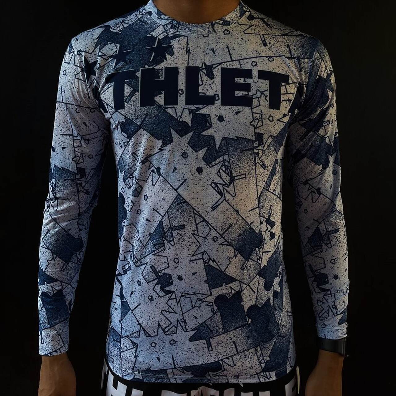 Térmica Linha Athleta Free 23 - Marinho com Cinza