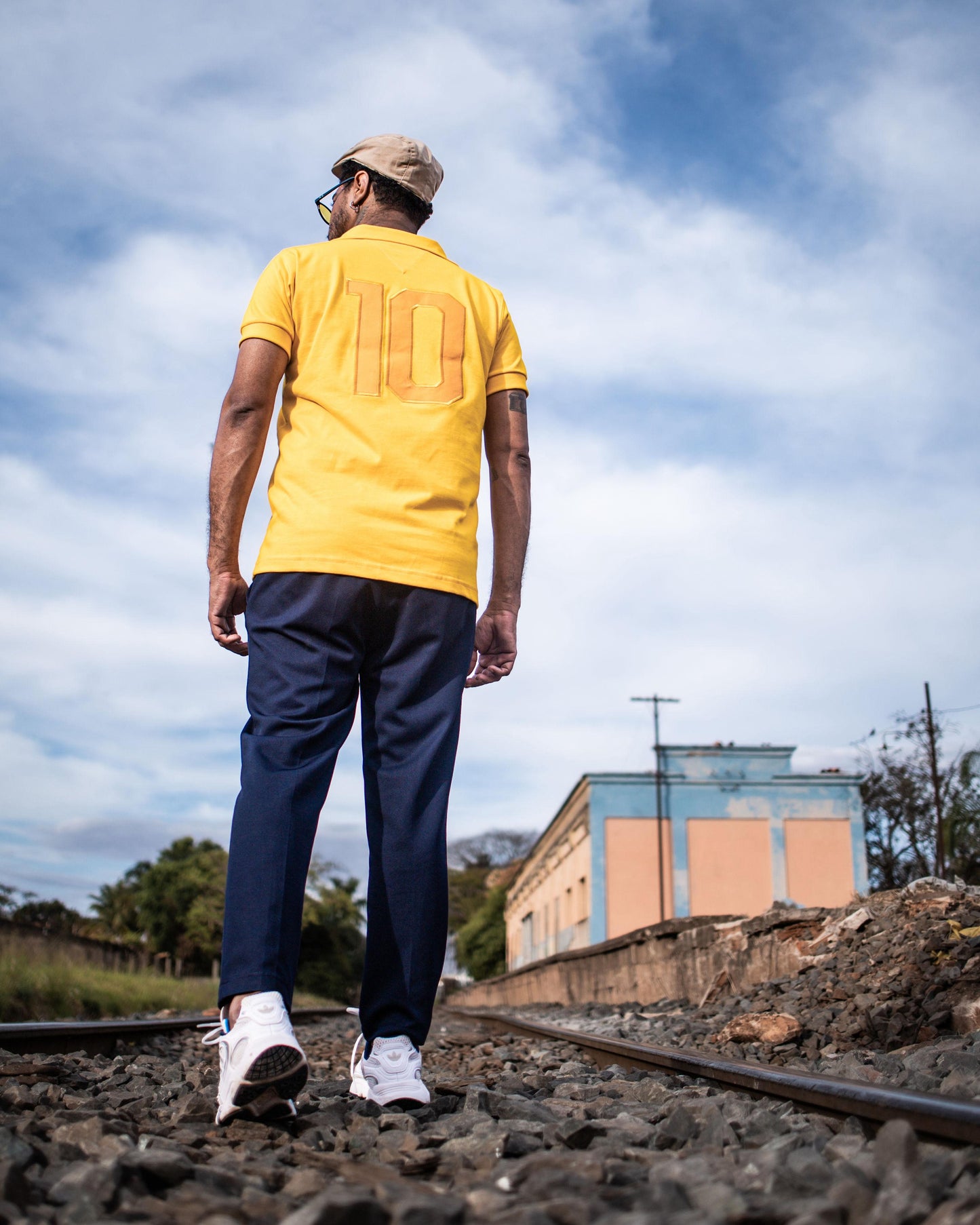 Camisa Athleta Retrô Mirassol Amarela