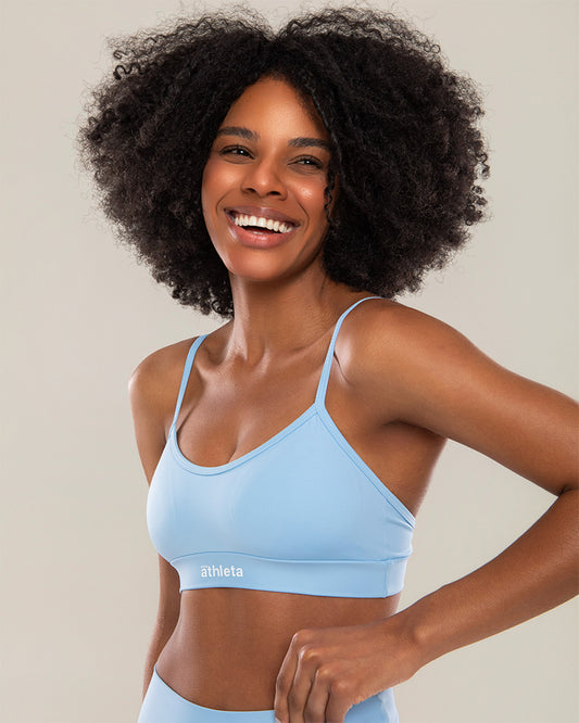 Top Flow Feminino Athleta Azul