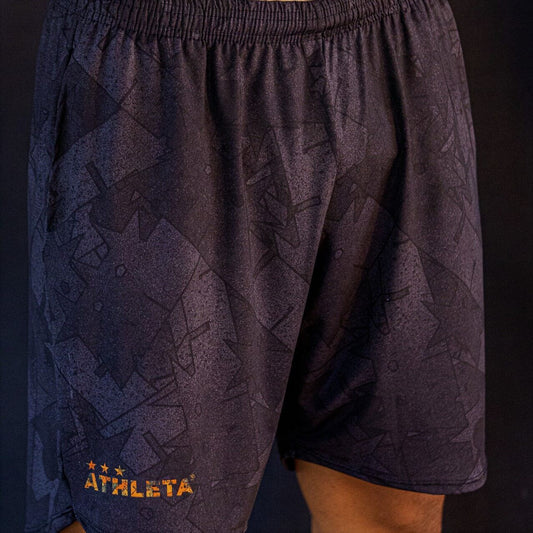 Bermudinha Linha Athleta Free 23 - Preto com Laranja