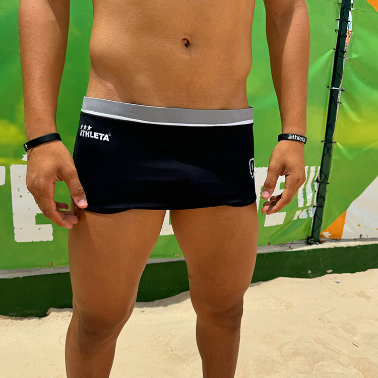 Sunga Athleta & Reis do Futevôlei - Preto/Cinza 2024