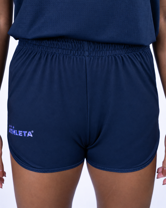Calção Feminino Athleta SS25 Comfort - Blue Cream