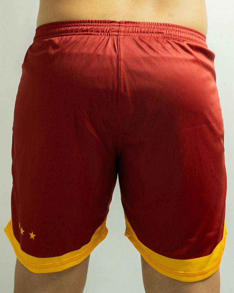 Calção Masculino Athleta SS25 Confort - Wine Gold