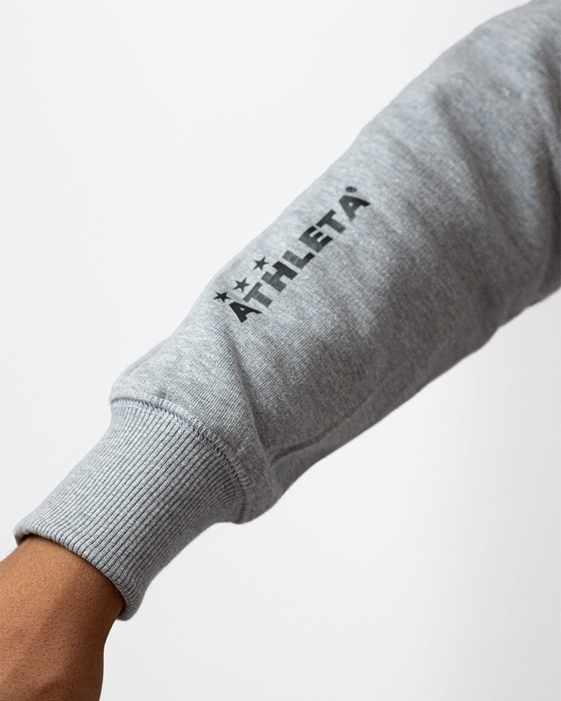 Blusa Moletom Unissex Athleta Casual Wear Line – Cinza Mescla