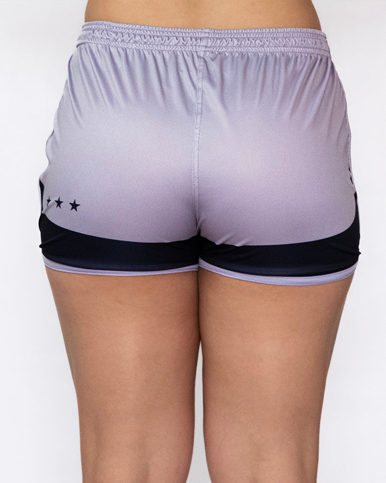 Calção Feminino Athleta SS25 Confort - Gray Blue