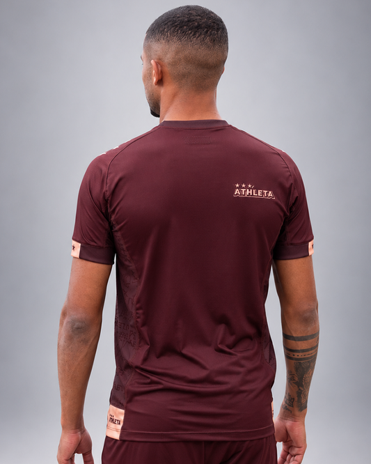 Térmica Manga Curta Masculina Athleta SS27 Futevôlei - Brown