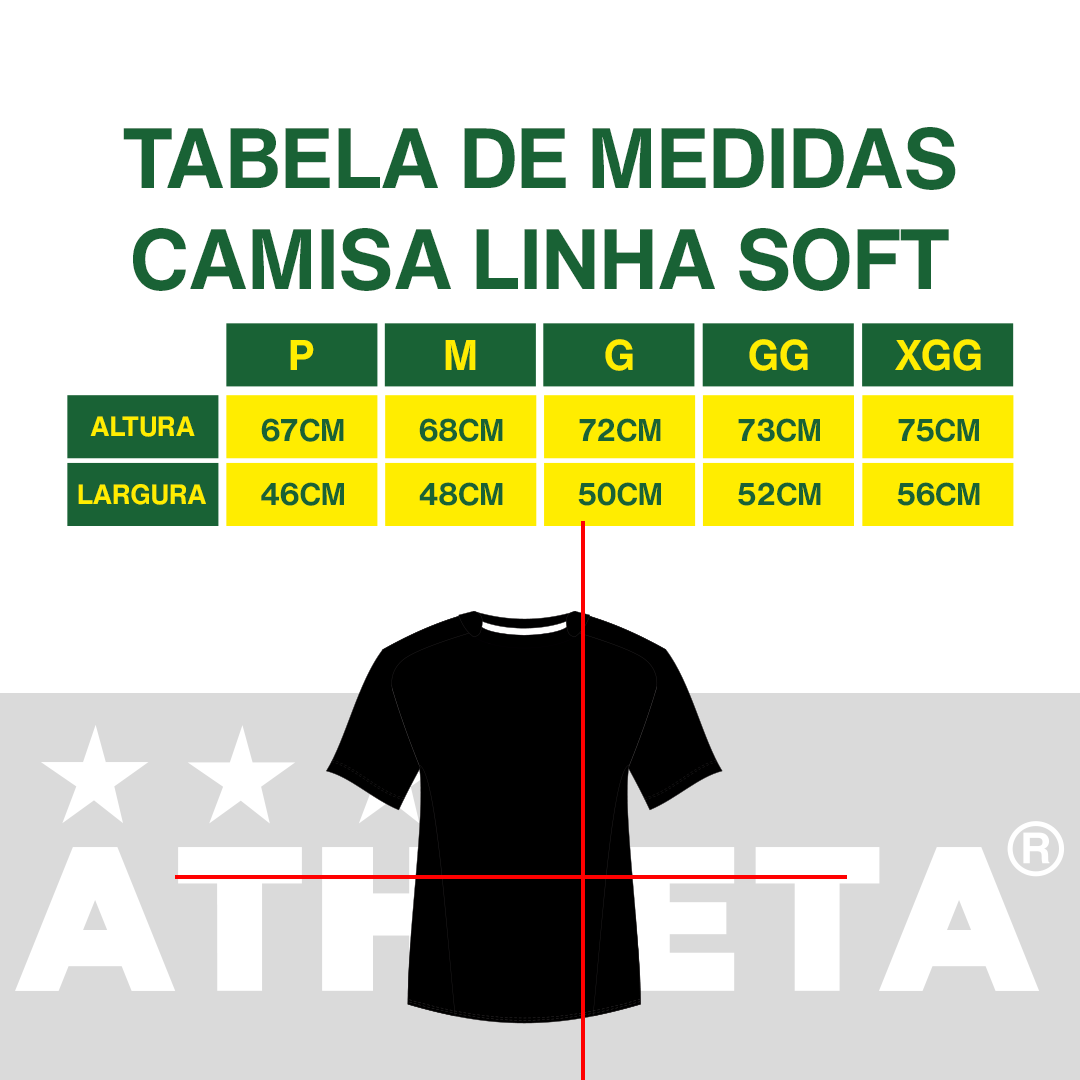 Camiseta Masculina Athleta Soft 26 - Azul Marinho