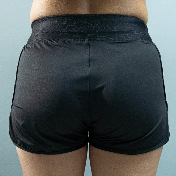 Calção Athleta SS25 Futevôlei Fem - Black Gold