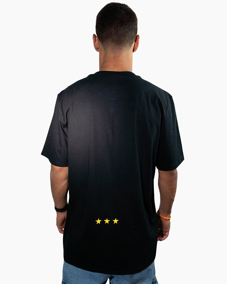 Camisa Athleta 90 Casual Futevôlei Game Day Preta ATL006