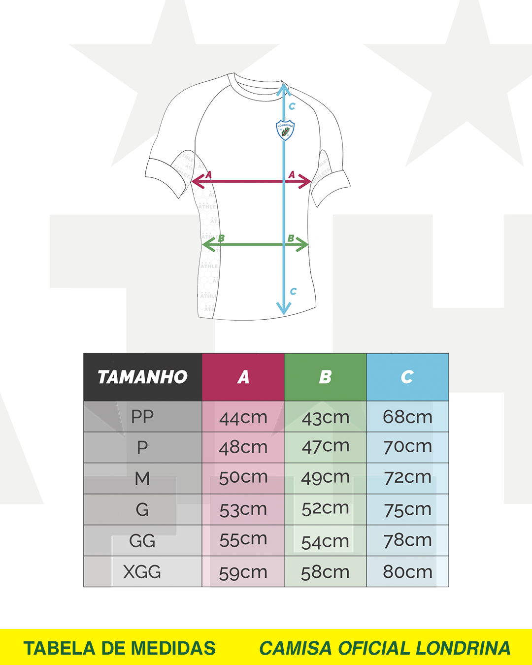 Camiseta Oficial Londrina Jogador - Branco