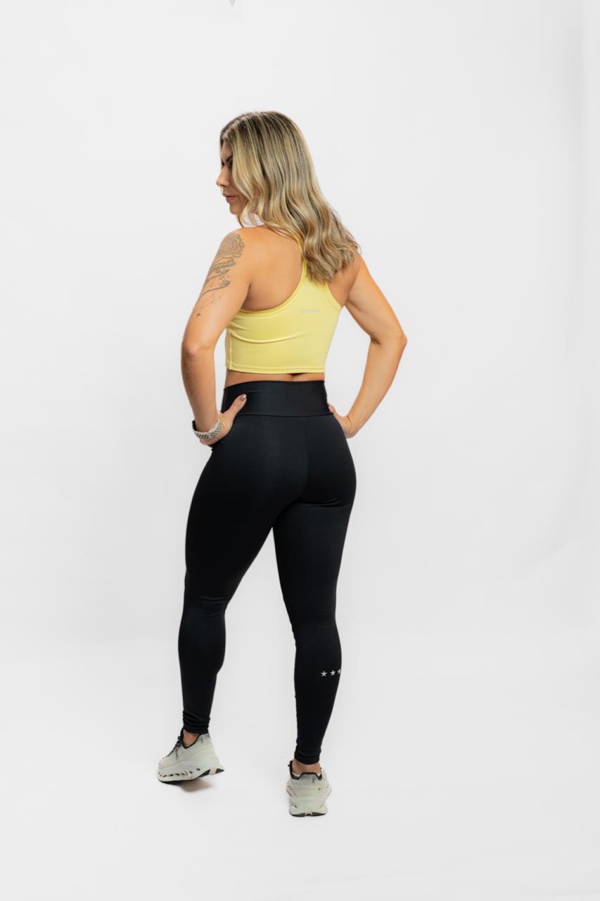 Blusinha Basic Feminina Athleta Amarela