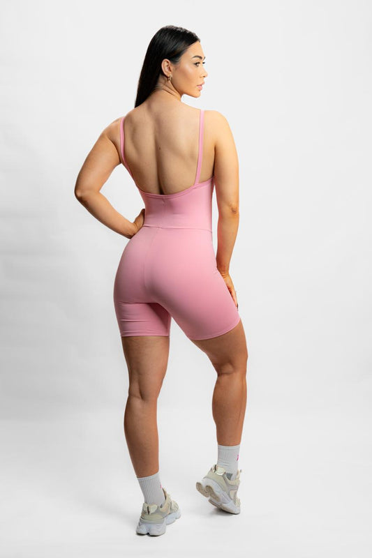 Macaquinho Shine Lining Feminina Athleta Rosa