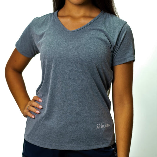 Camiseta Athleta Soft 23 Amini Crepe Fem Mescla