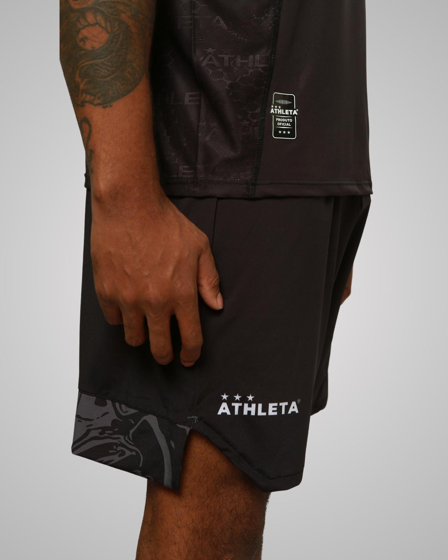 Regata Athleta SS24 Futevôlei -  Preto/Cinza