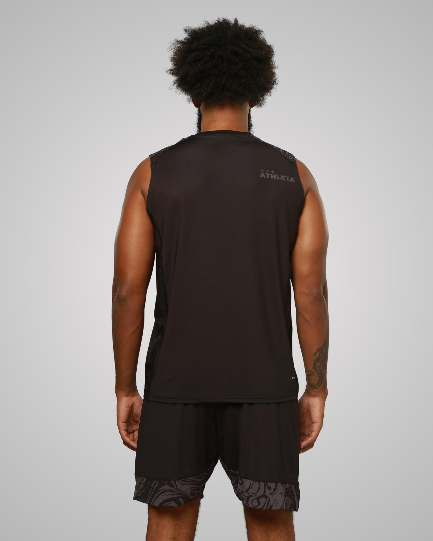 Regata Athleta SS24 Futevôlei -  Preto/Cinza