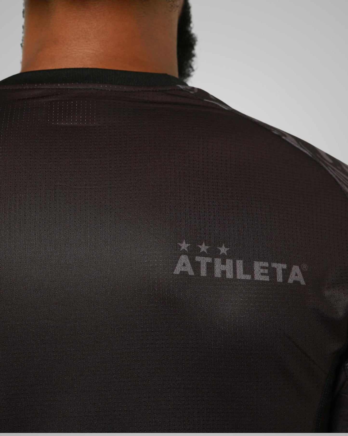 Térmica Manga Curta Athleta SS24 Futevôlei - Preto/Cinza