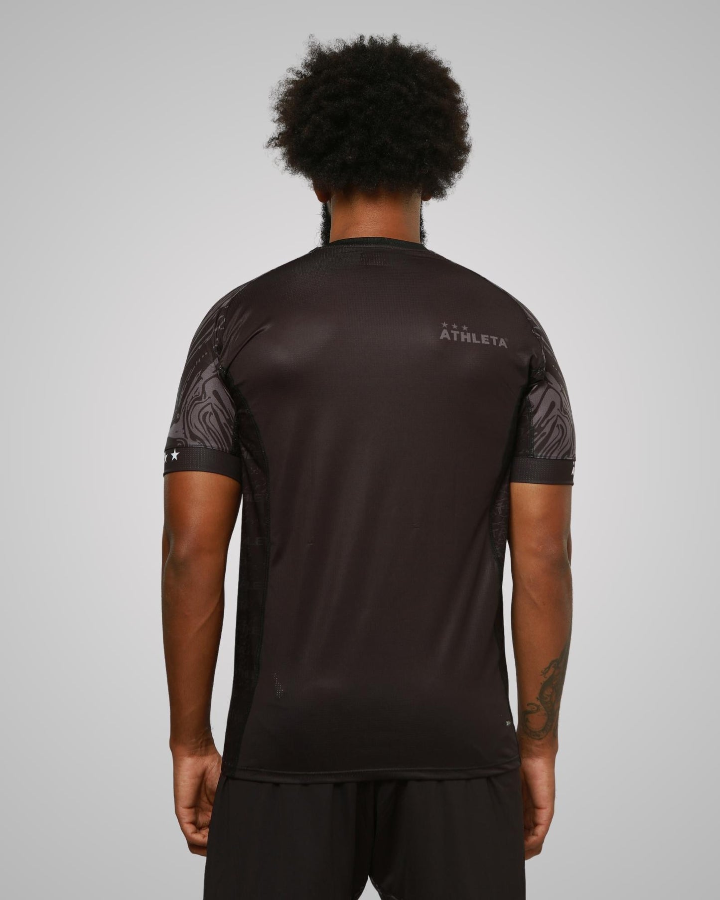 Térmica Manga Curta Athleta SS24 Futevôlei - Preto/Cinza