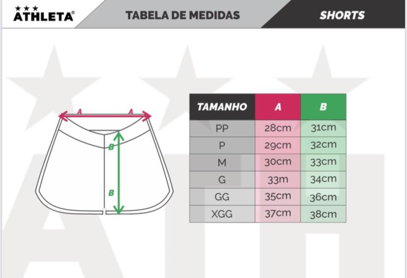Tabela de medidas
