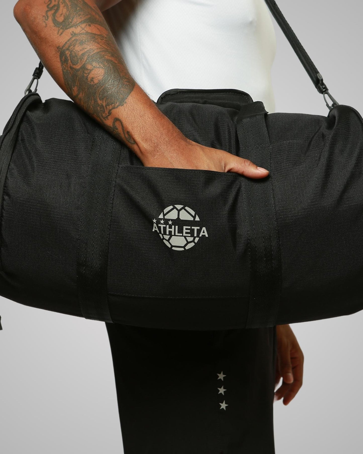 Bolsa Athleta Lado Large Unissex Preto