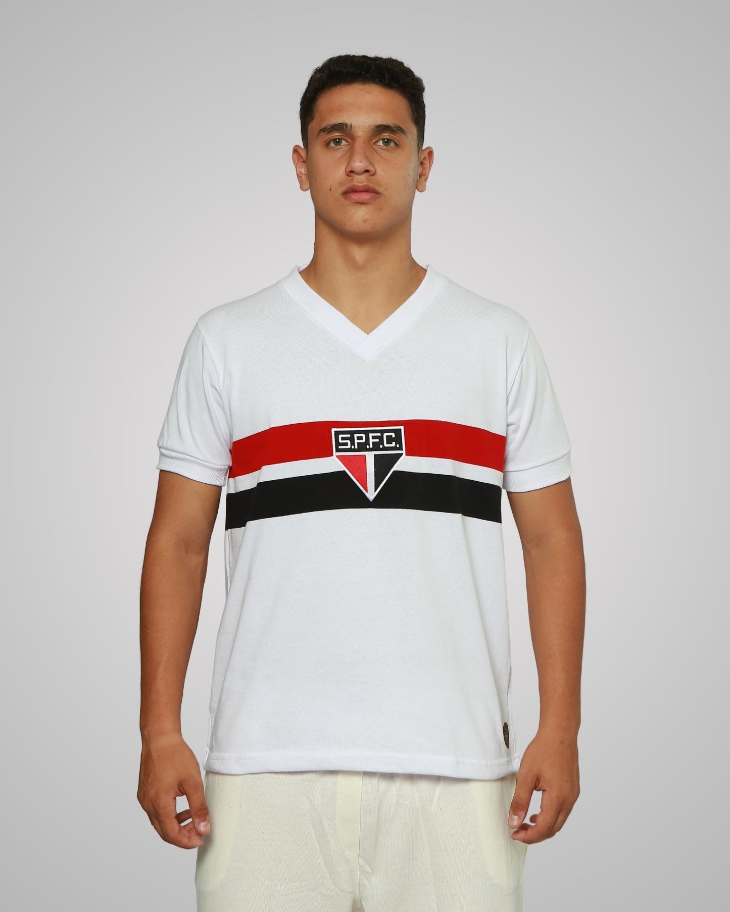 Camisa Athleta Retro do São Paulo 1977 Branca