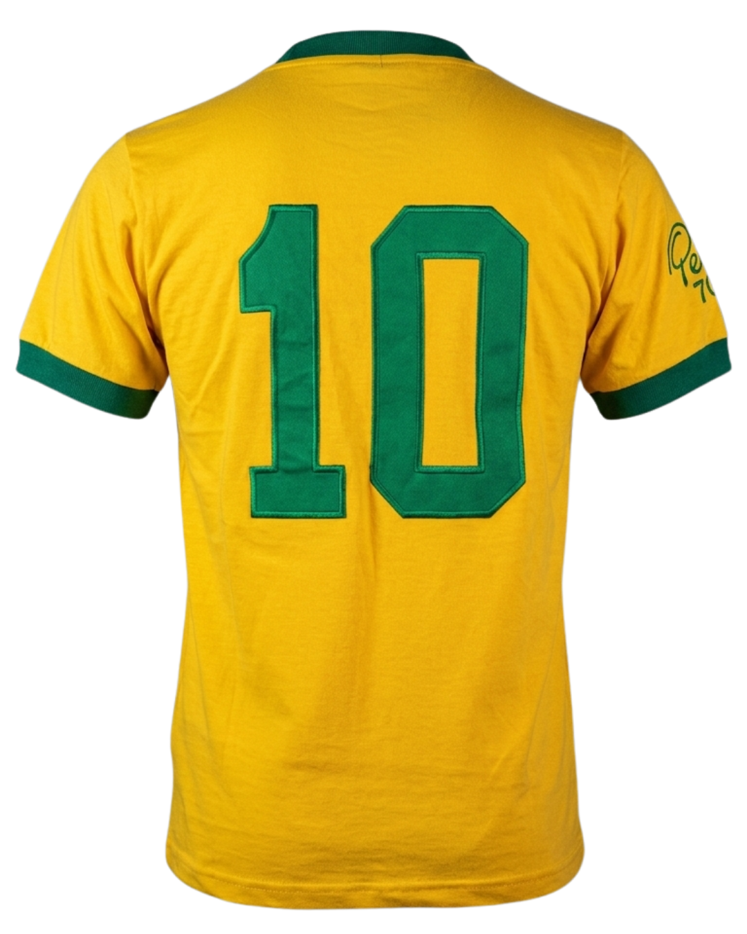 Camiseta Retro Athleta Pelé 1970 - Amarela