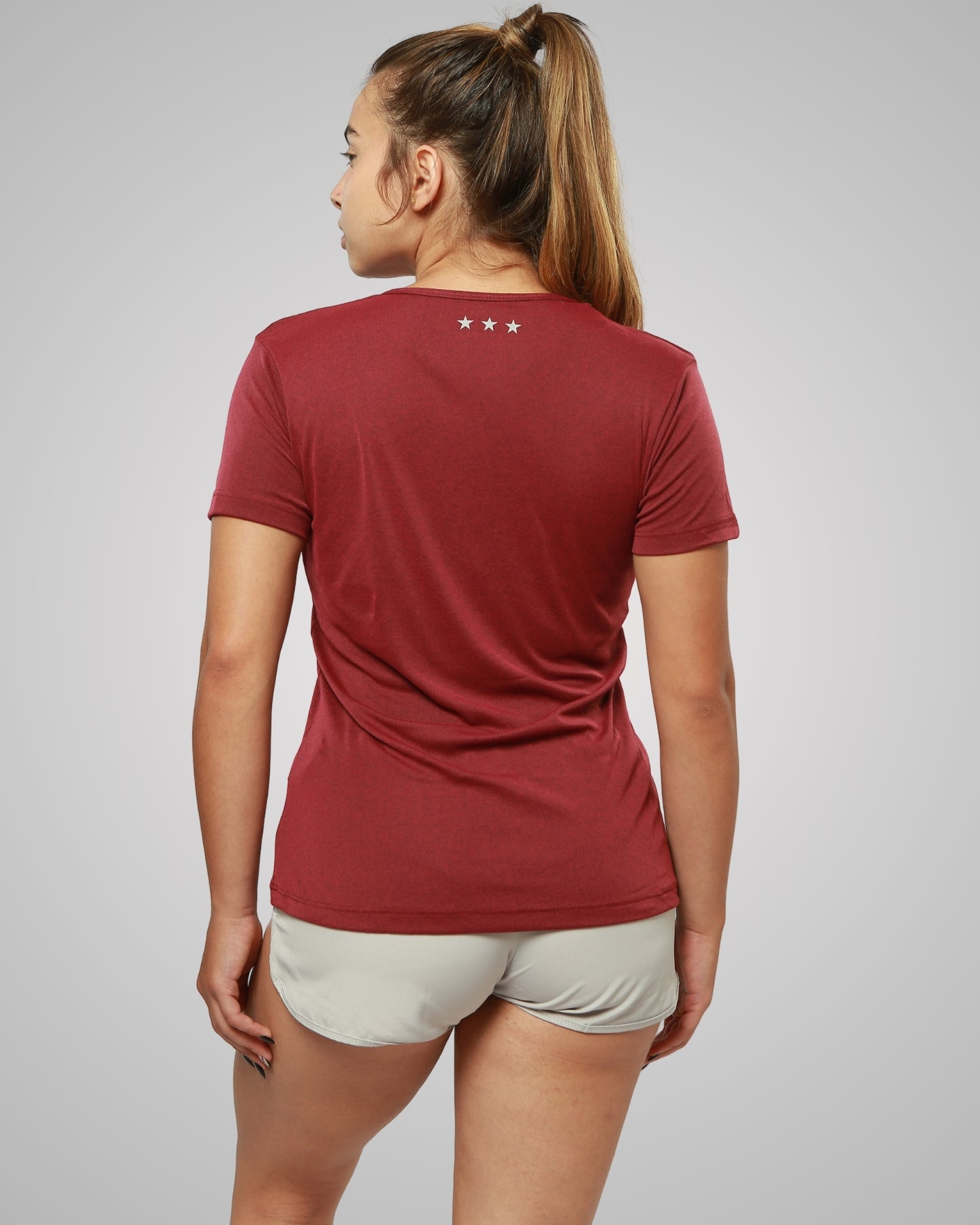 Camiseta Athleta Soft 23 Amini Crepe Fem Vinho