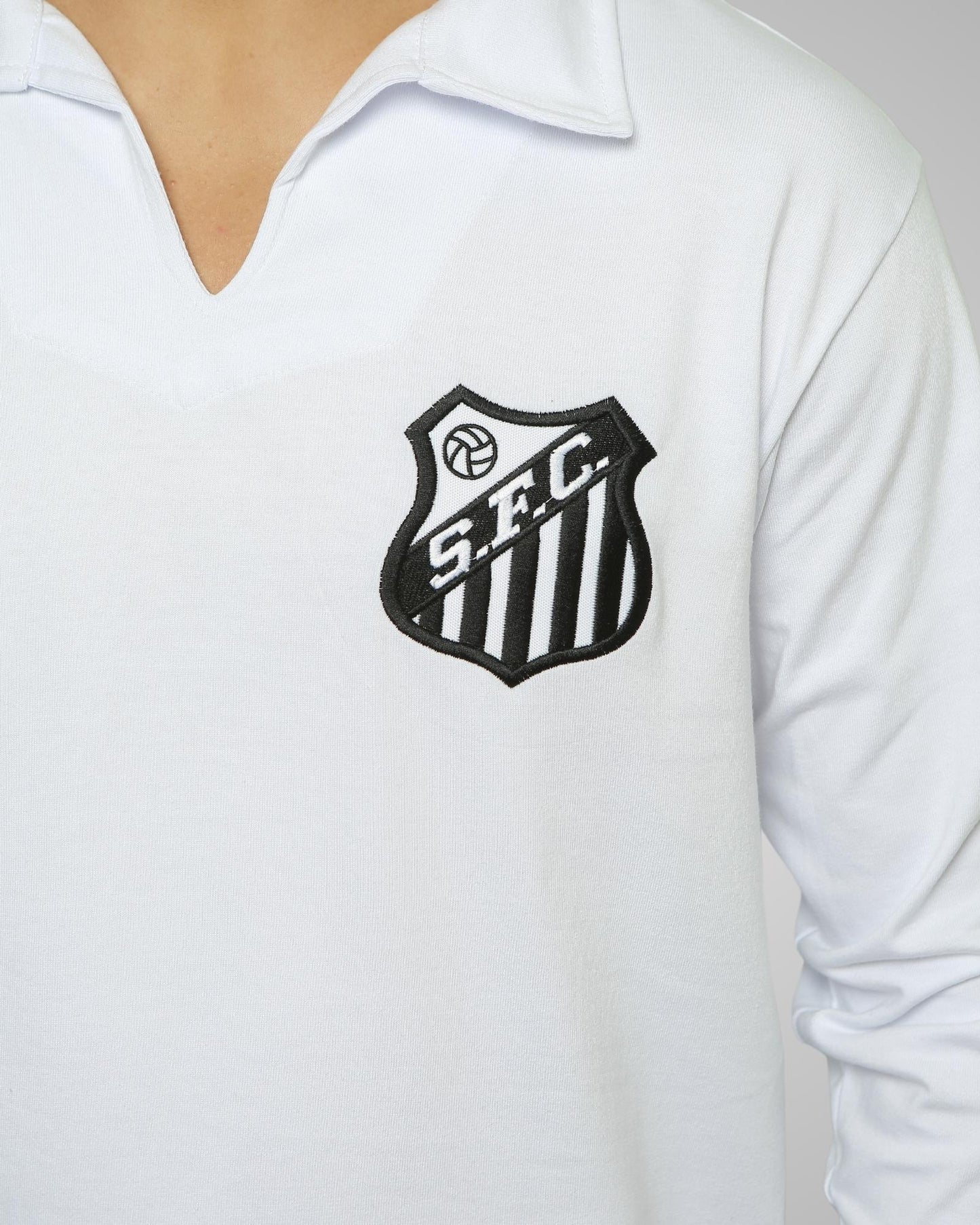 Camisa Athleta Santos Manga Longa Retrô 1962 e 1963