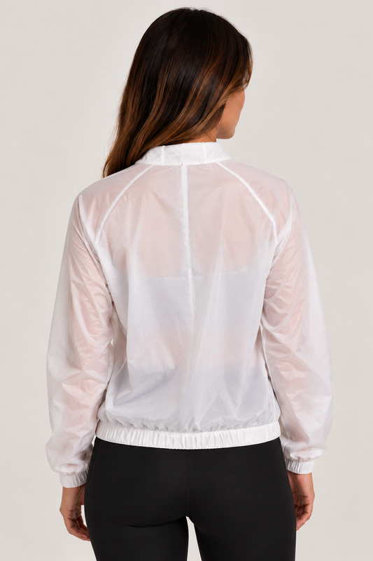 Corta Vento Feminino Athleta - Branco