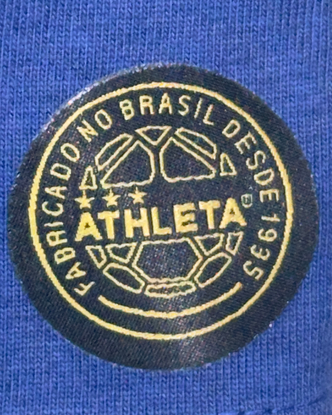 Camiseta Retro Athleta Pelé 1958 - Azul
