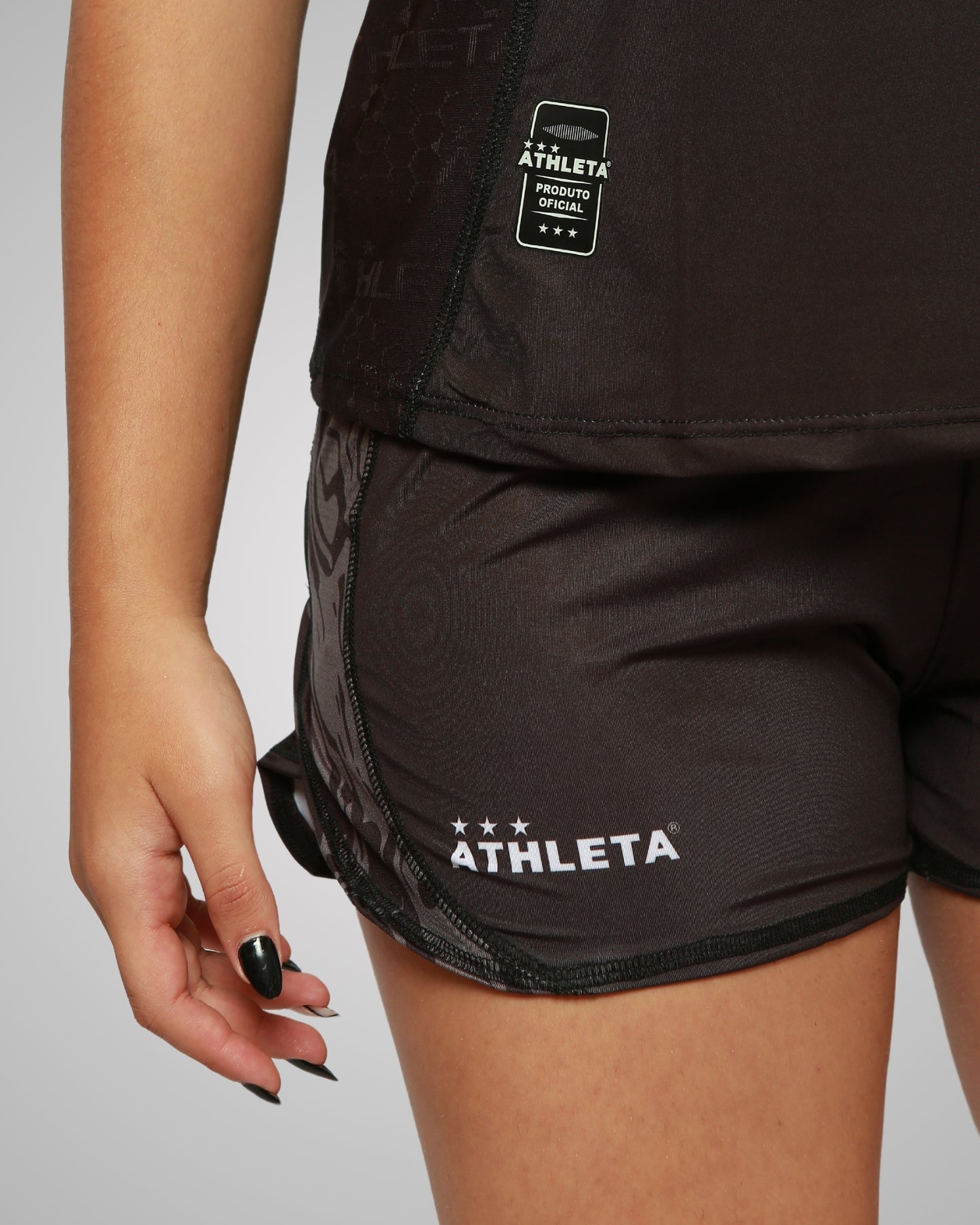 Regata Athleta SS24 Futevôlei Feminino -  Preto/Cinza