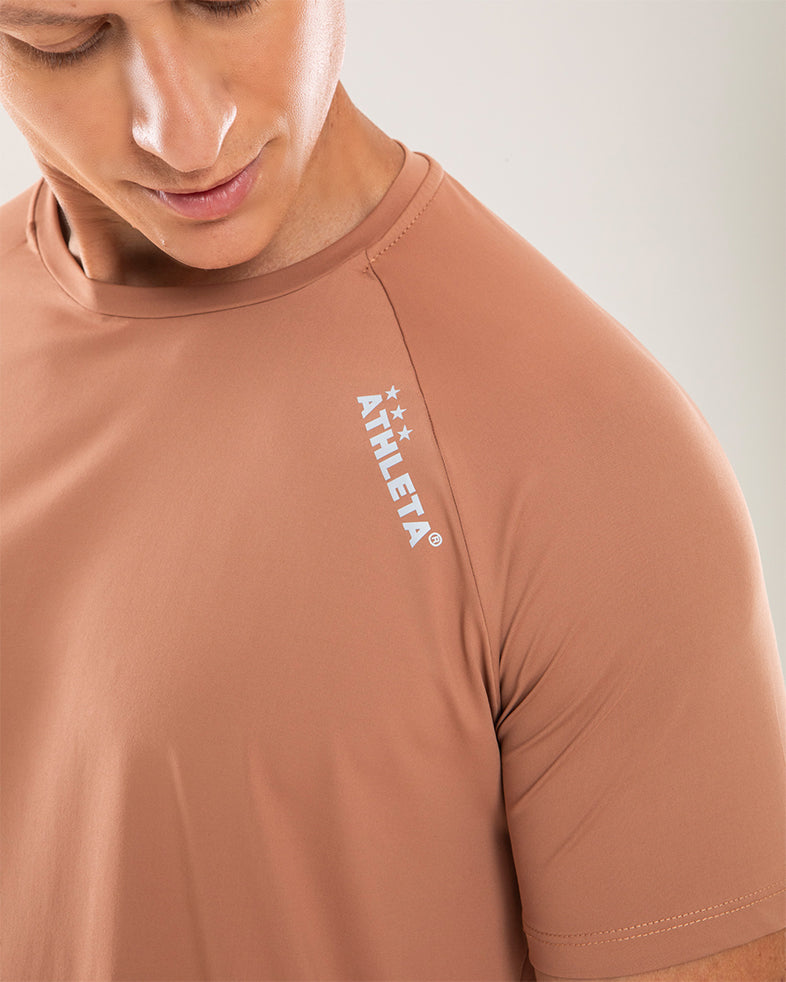 Camiseta Masculina Athleta Soft 26 - Marrom