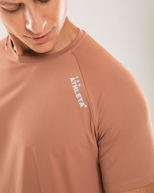 Camiseta Masculina Athleta Soft 26 - Marrom