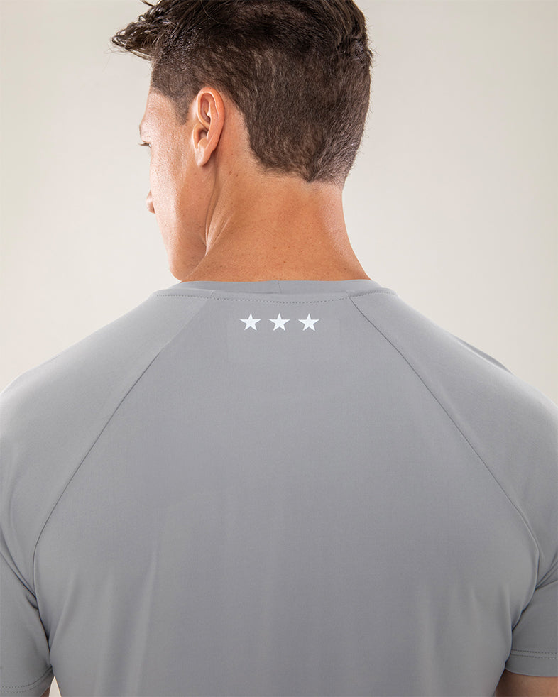 Camiseta Masculina Athleta Soft 26 - Cinza