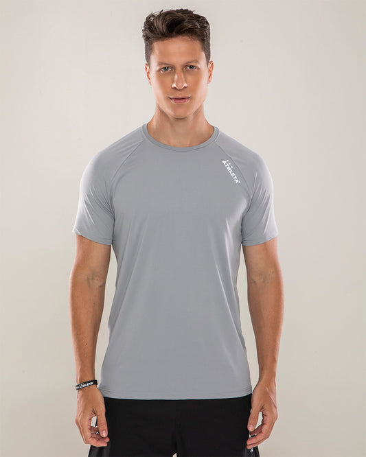 Camiseta Masculina Athleta Soft 26 - Cinza