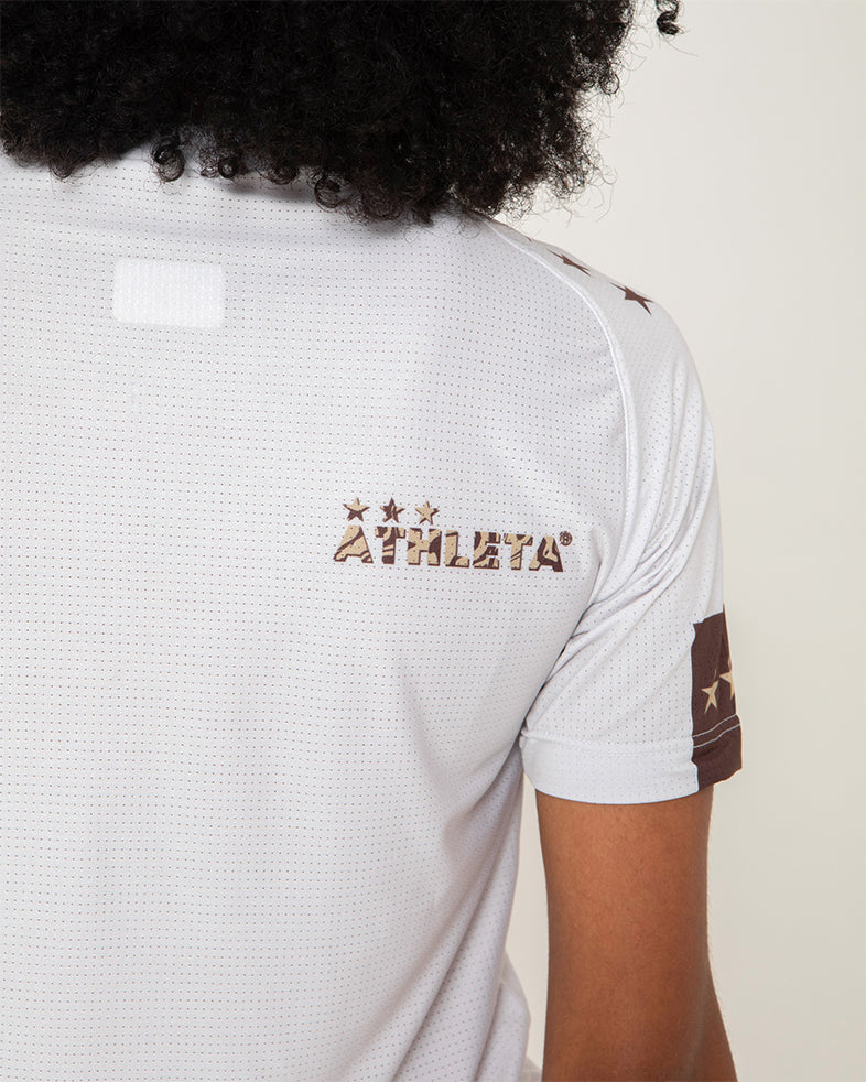 Térmica Manga Curta Feminina  Athleta SS25 Comfort 2.0 - Off White
