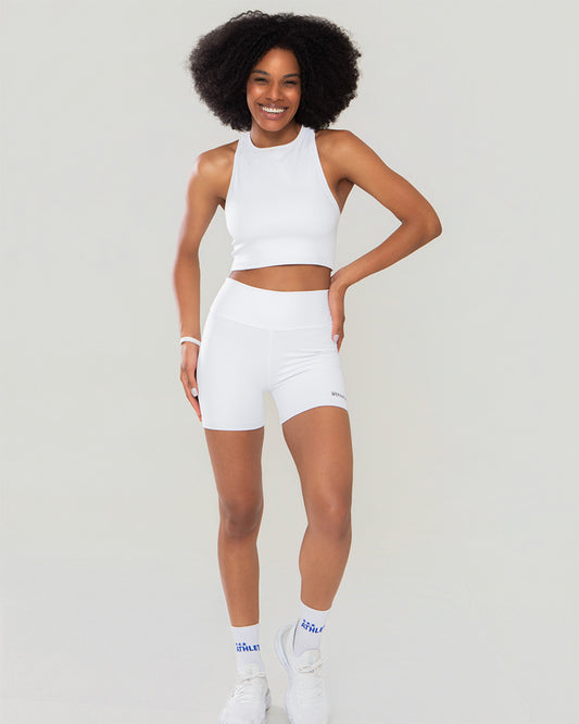 Blusinha Basic Feminina  Athleta Branco