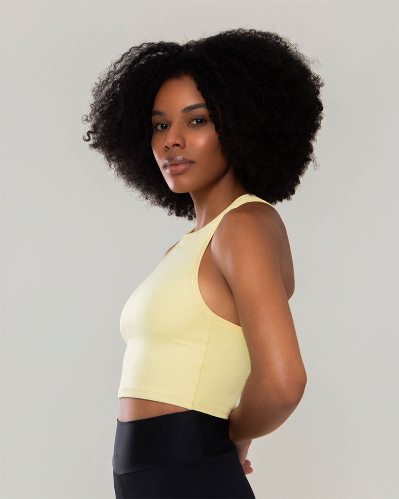 Blusinha Basic Feminina  Athleta Amarela