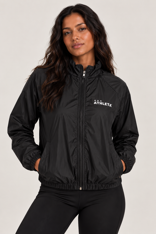 Corta Vento Feminino Athleta - Preto