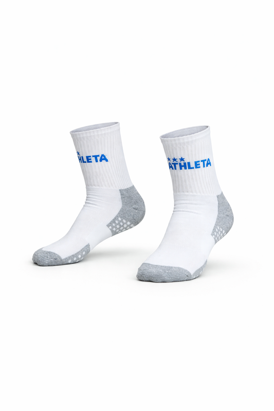 Meia Soquete Athleta Branco/Azul