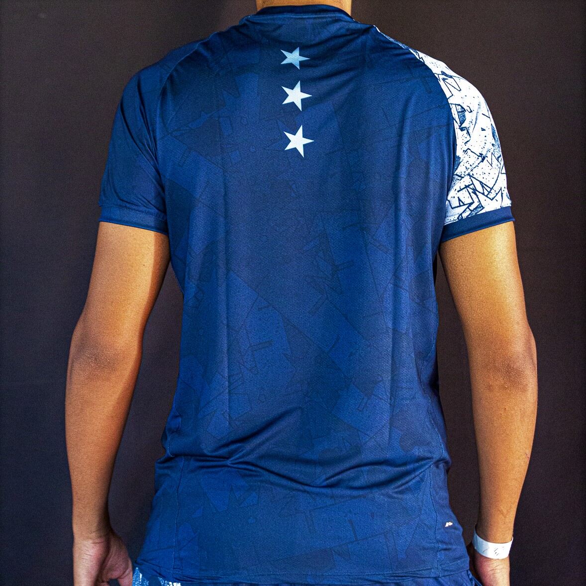 Athleta Free 23 Line 襯衫 - 海軍藍配灰色