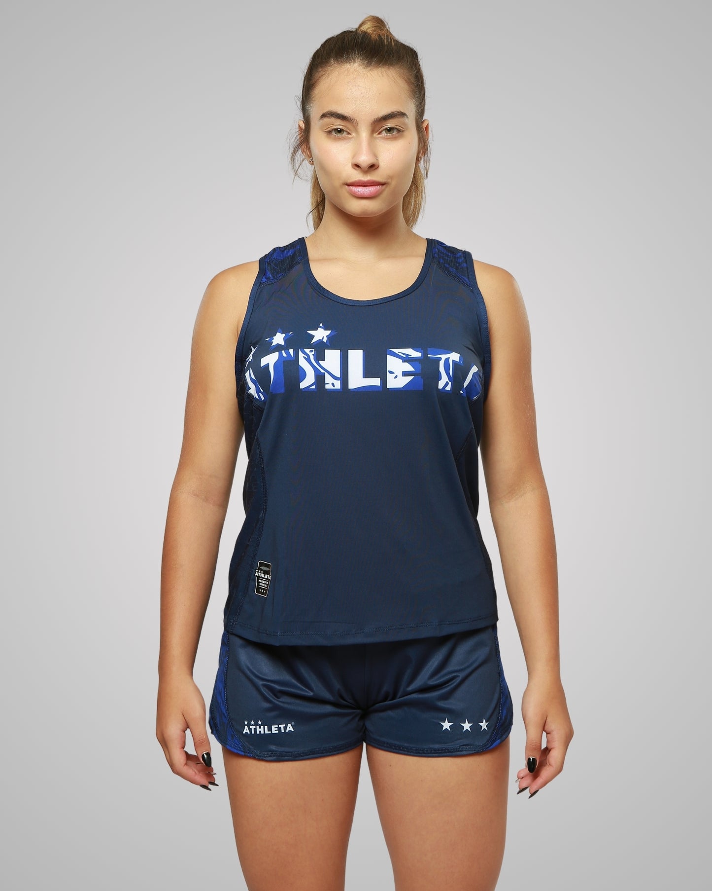 Regata Athleta SS24 Futevôlei Feminino - Azul