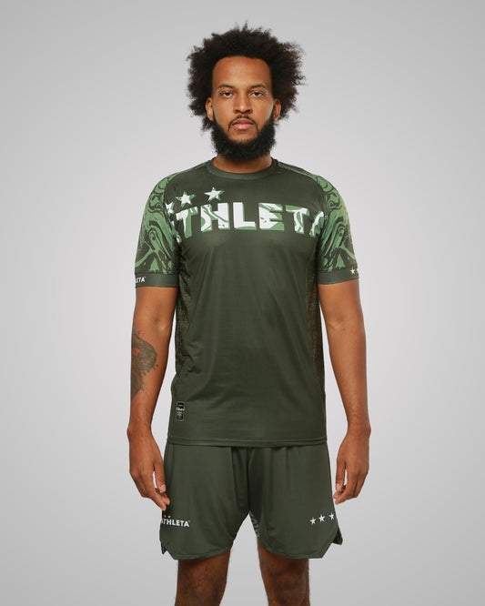 Térmica Manga Curta Athleta SS24 Futevôlei -  Verde Militar