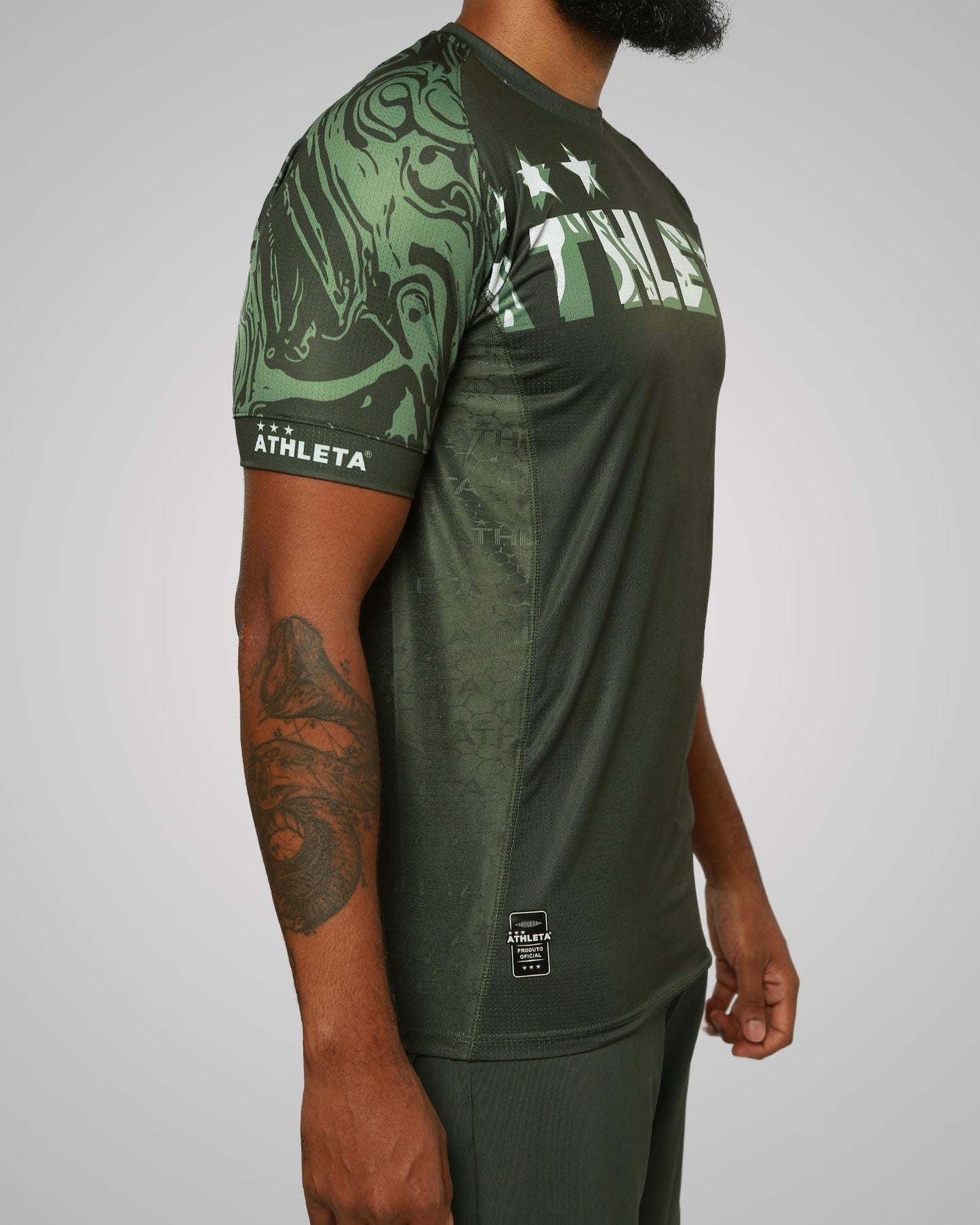 Térmica Manga Curta Athleta SS24 Futevôlei -  Verde Militar