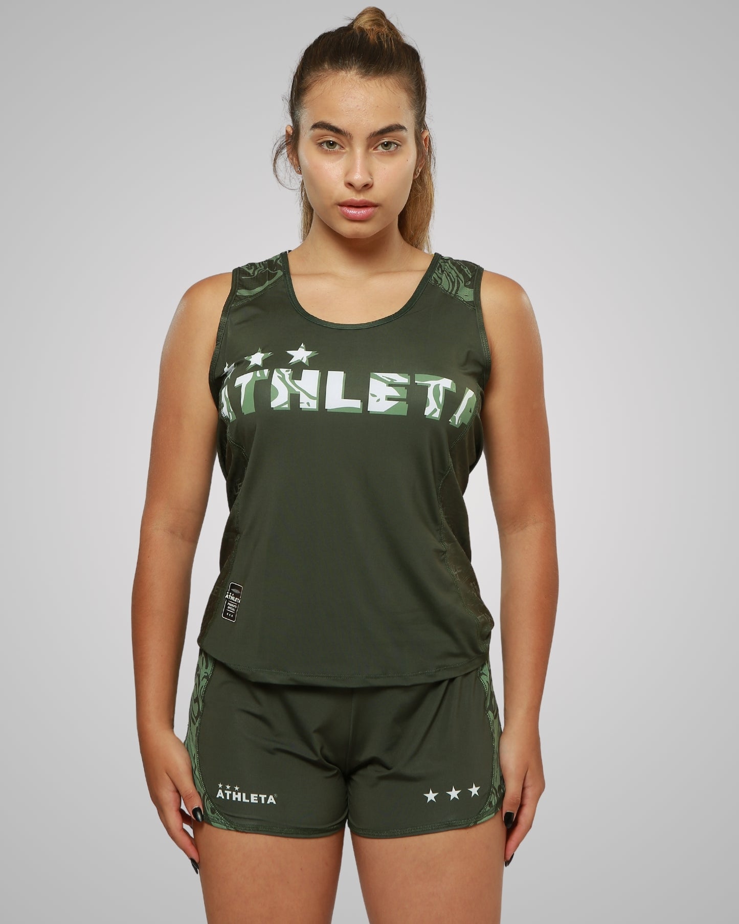 Regata Athleta SS24 Futevôlei Feminino -  Verde Militar