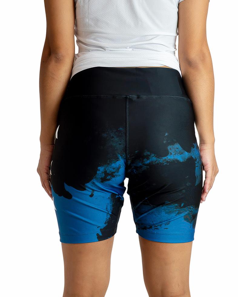 Bermuda Legging Athleta Performance - Azul e Preto