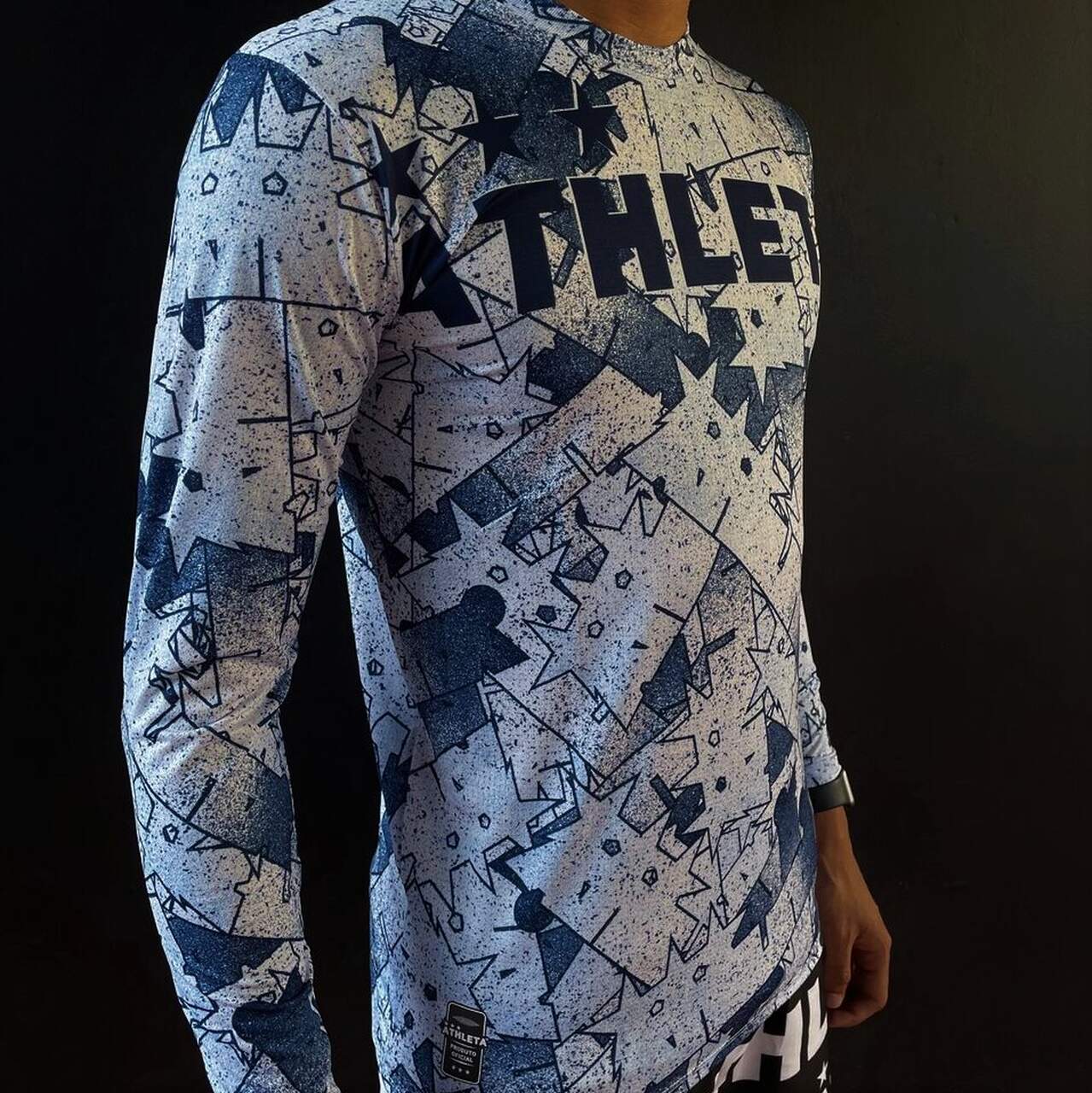 Térmica Linha Athleta Free 23 - Marinho com Cinza