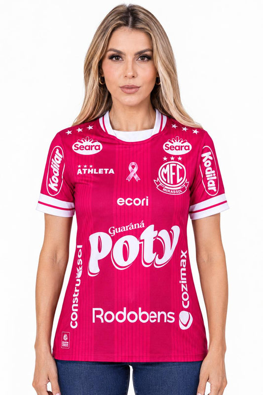 Camisa Oficial Mirassol - Outubro Rosa