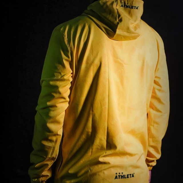 Athleta Free 超細纖維男女通用風衣 黃色