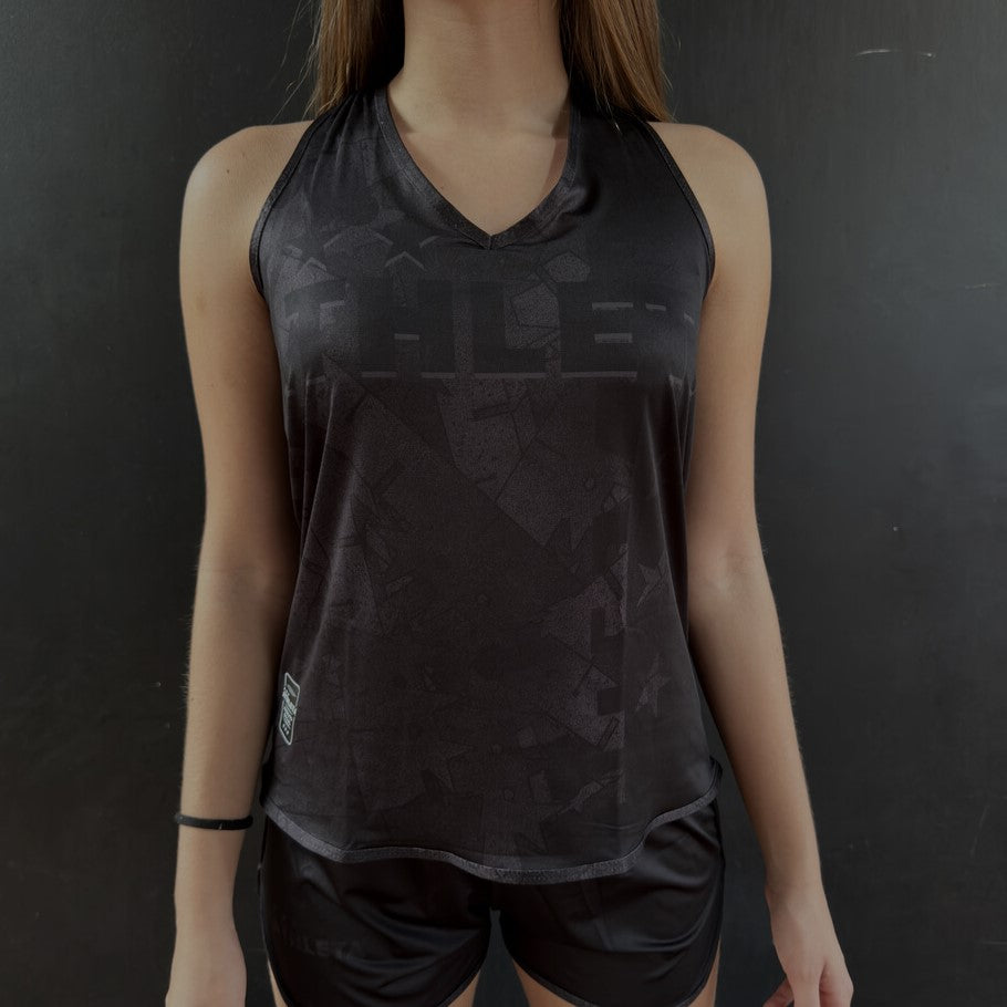 Regata Fem. Linha Athleta Free 23 - Preto