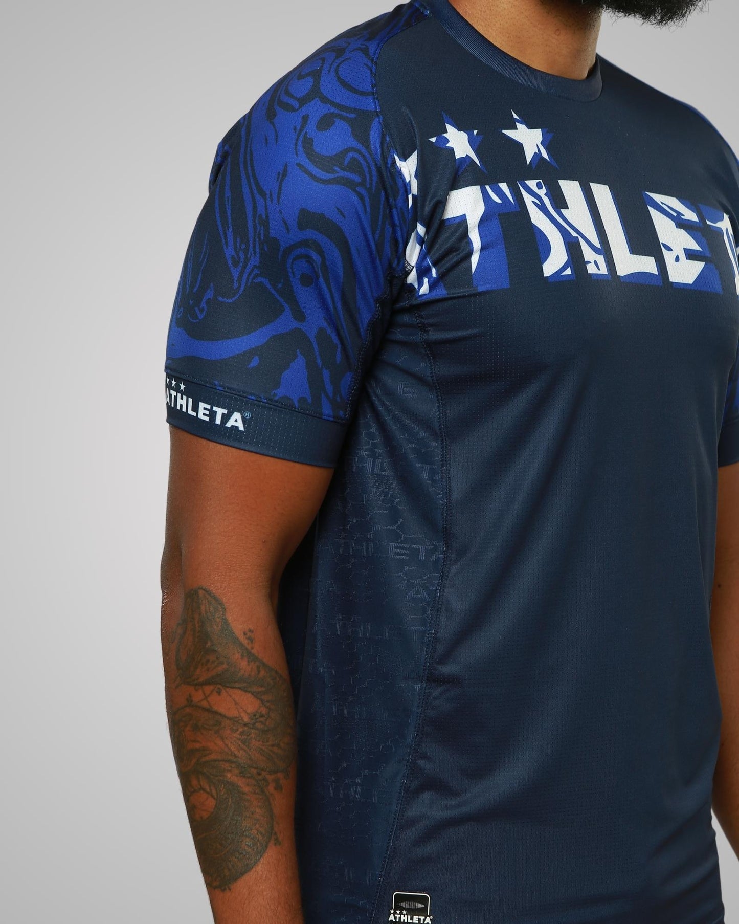 Térmica Manga Curta Athleta SS24 Futevôlei - Azul